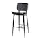 Flash Furniture Black LeatherSoft Barstools with Footrest, PK2 AY-S01-BK-GG - alternate 8